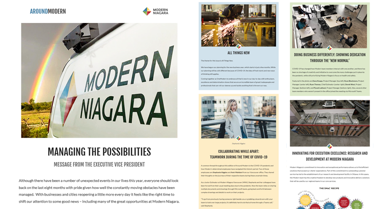 Around Modern eNewsletter